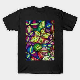 Colorful op art T-Shirt